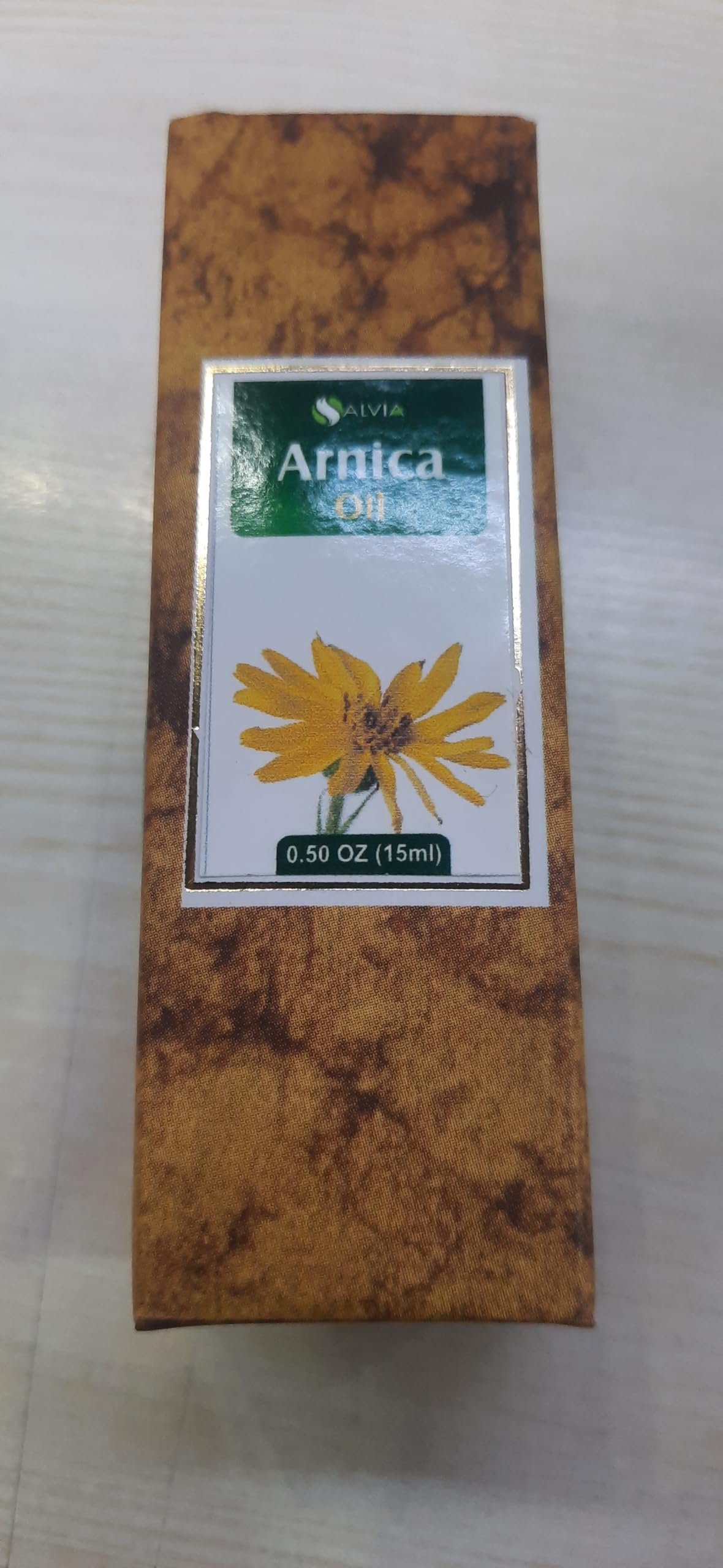 Arnica Montana Therapeutic Essential Oil - 15 ml | Salvia Amber Bottle