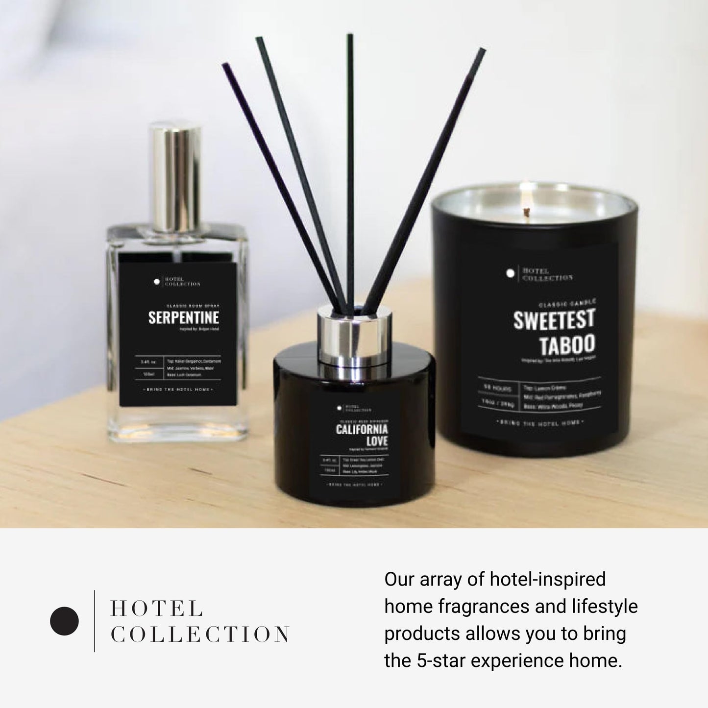 Aroma360 Black Velvet Scented Candle 55oz – Luxury Hotels Inspired, 300 Hour Burn Time