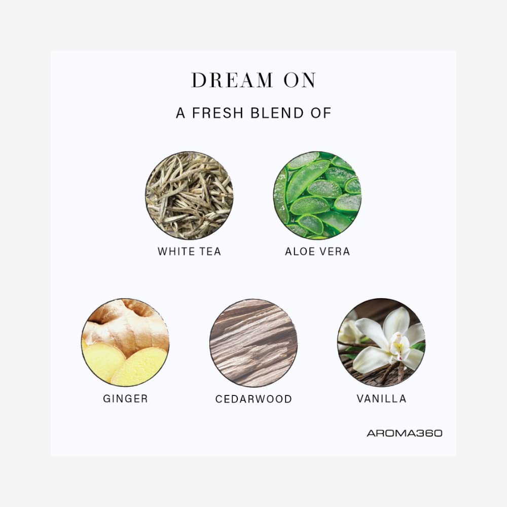 Aroma360 Dream On Paris Collection Reed Diffuser Duo – Luxury Aromatherapy Diffusers
