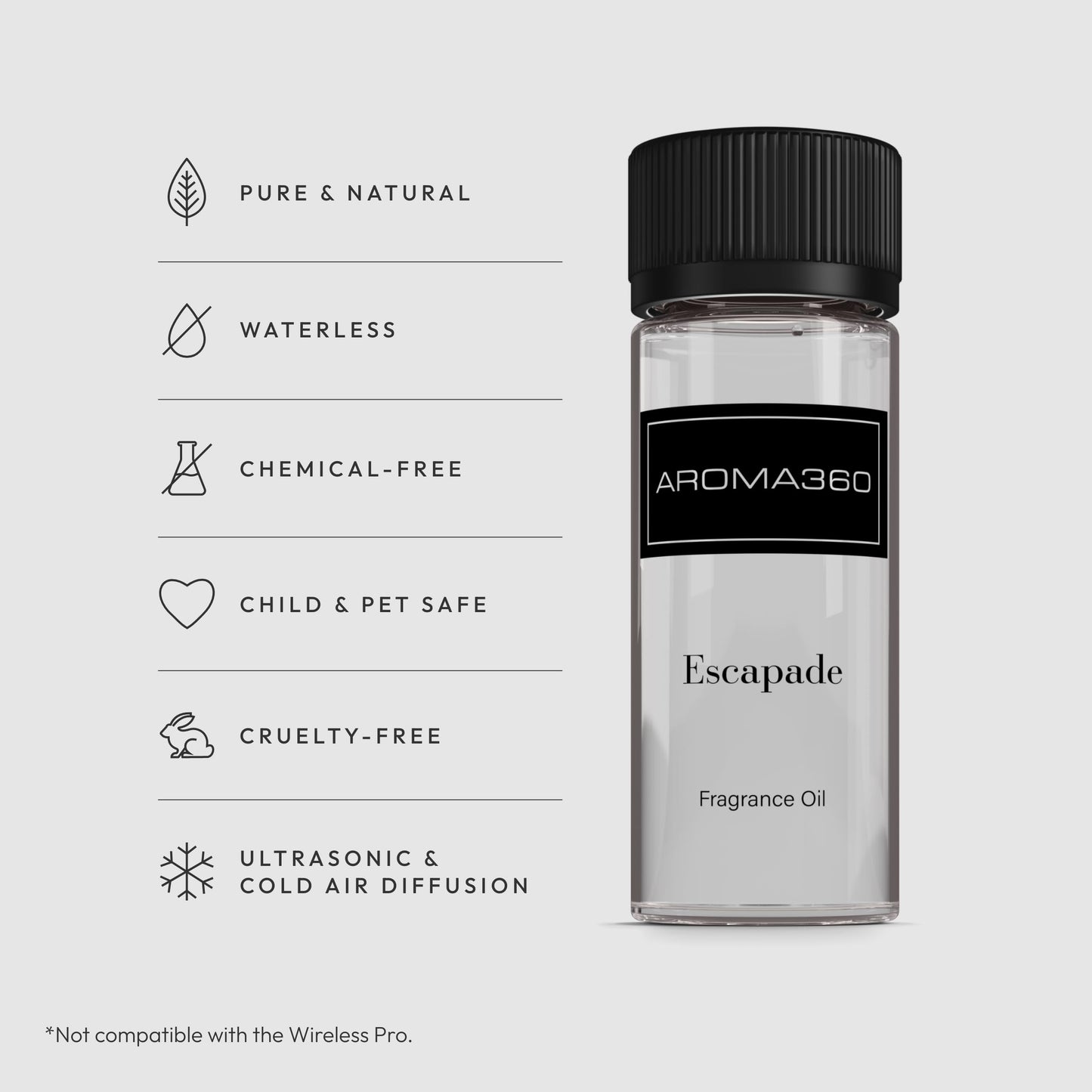 Aroma360 Escapade Fragrance Oil – Luxury Diffuser Oil (50ml)