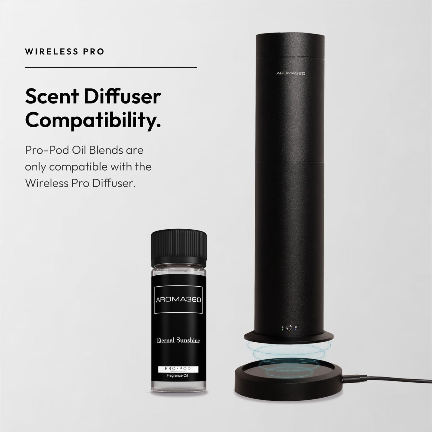 Aroma360 Eternal Sunshine Pro Pod Fragrance Oil Blend | Hotel-Inspired Luxury Diffuser Oil – Satsuma, Golden Bamboo & Cedar | 1.7 fl oz (50 mL)