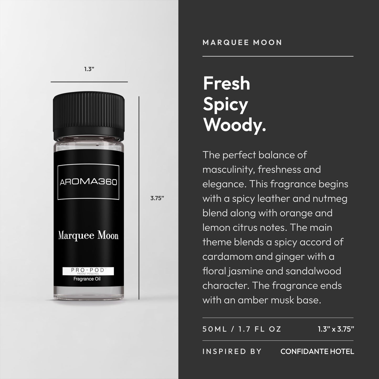 Aroma360 Marquee Moon Pro Pod Fragrance Oil - Hotel Luxury Diffuser