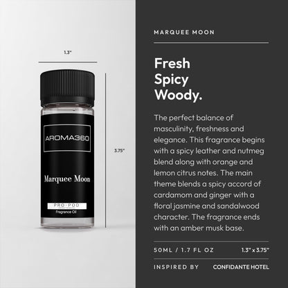 Aroma360 Marquee Moon Pro Pod Fragrance Oil - Hotel Luxury Diffuser
