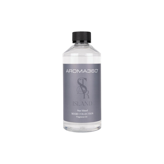 Aroma360 Star Island Fragrance Oil Blend – Luxury Diffuser Oil (Pink Champagne, Davana, Rosewood) 500mL