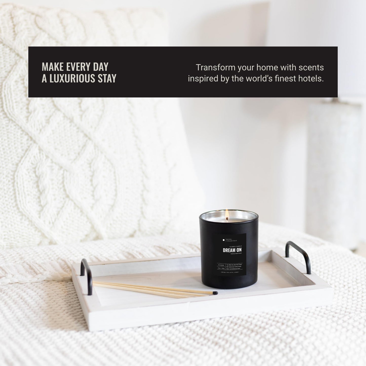 Aroma360 Sweetest Taboo Deluxe Candle | 55oz, 300-Hour Burn