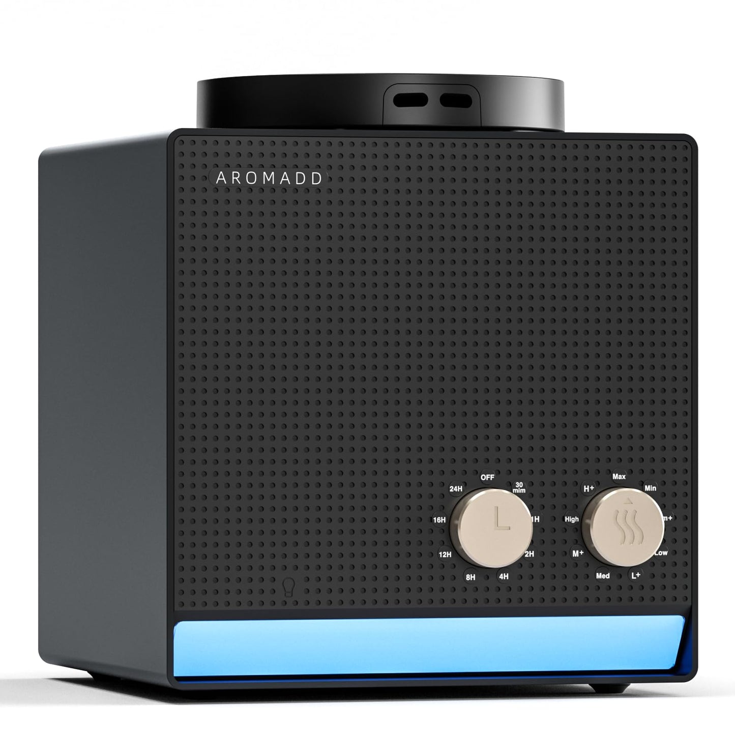 Aromadd Waterless Diffuser – Cold Air Diffusion for 1500 Sq Ft | 200ml | Black Titanium