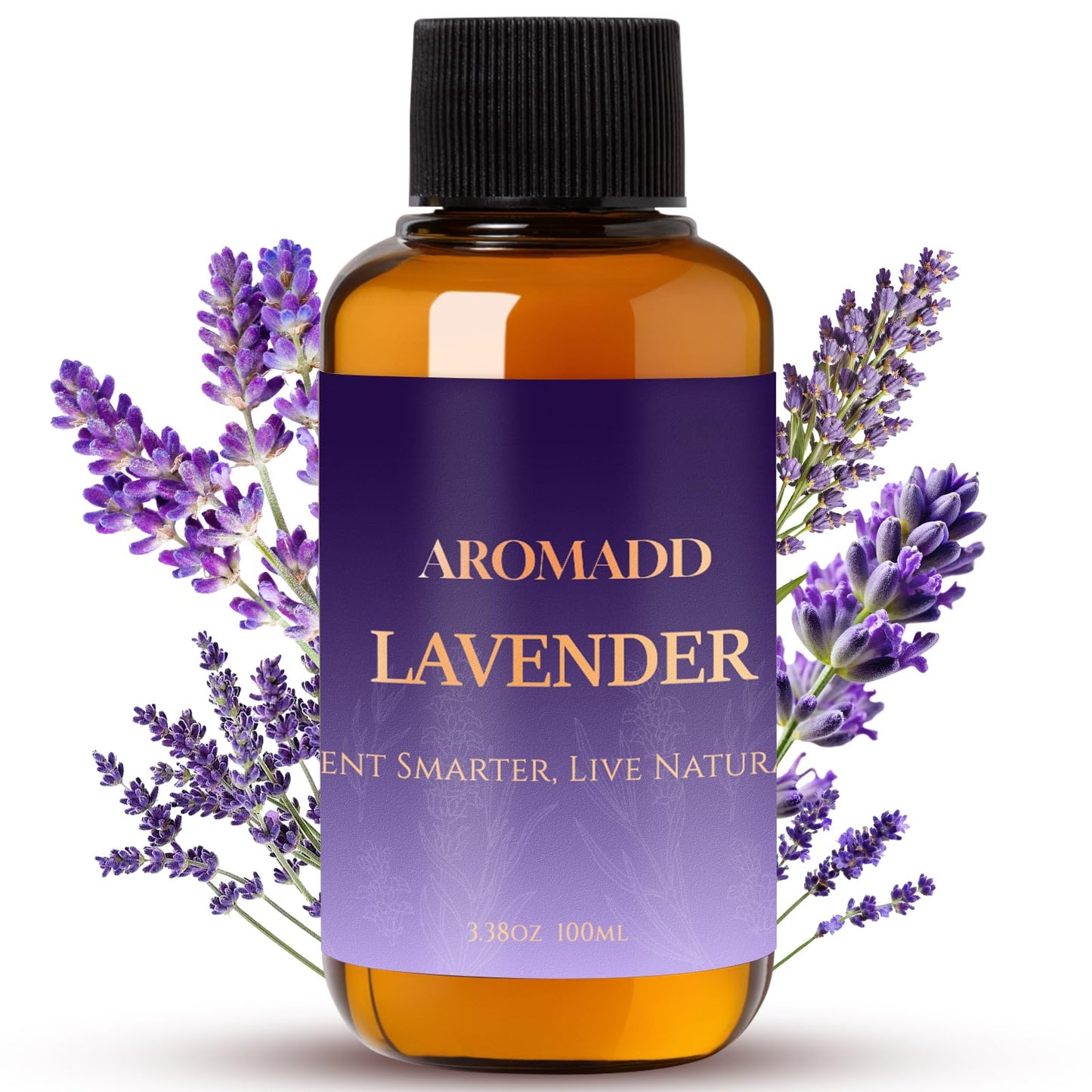 Aromadd Lavender Diffuser Oil — Hotel-Inspired Lavender for Waterless Diffusers, 3.38 fl oz