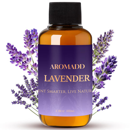 Aromadd Lavender Diffuser Oil — Hotel-Inspired Lavender for Waterless Diffusers, 3.38 fl oz