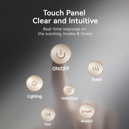 AROMALEV Waterless Tower Diffuser – Wireless, App-Controlled Aromatherapy for Large Rooms