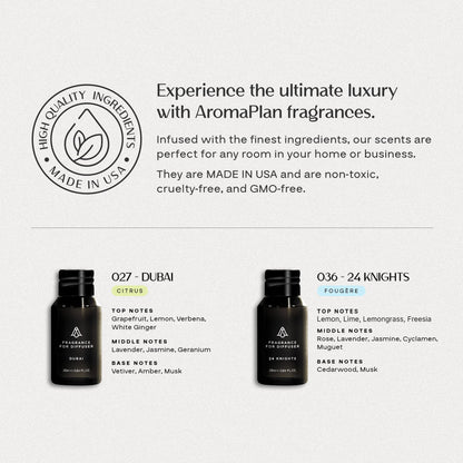 AromaPlan 5-Star Waterless Plug-In Diffuser 2025 – 2 Fragrances