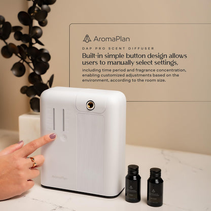 AromaPlan 5-Star Cold Air Scent Diffuser – Whole-House, App Control, 2 Scents Included