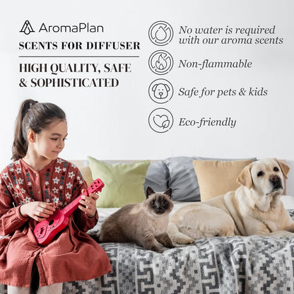 AromaPlan Clean Laundry Essential Oil – 5 fl oz / 148 ml for Diffusers | USA Fragrance
