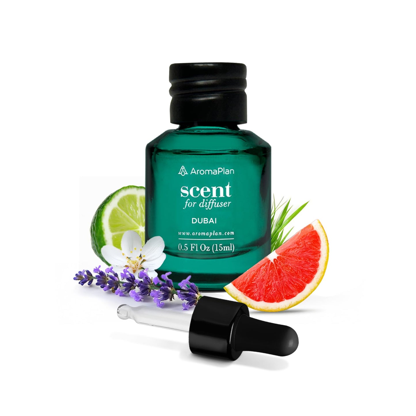 AromaPlan Dubai Scent Diffuser Oil 15 mL - Luxury Aromatherapy USA Made