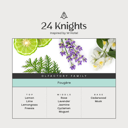 AromaPlan Hotel Scent Diffuser Oil – 24 Knights, 15 mL, USA Made