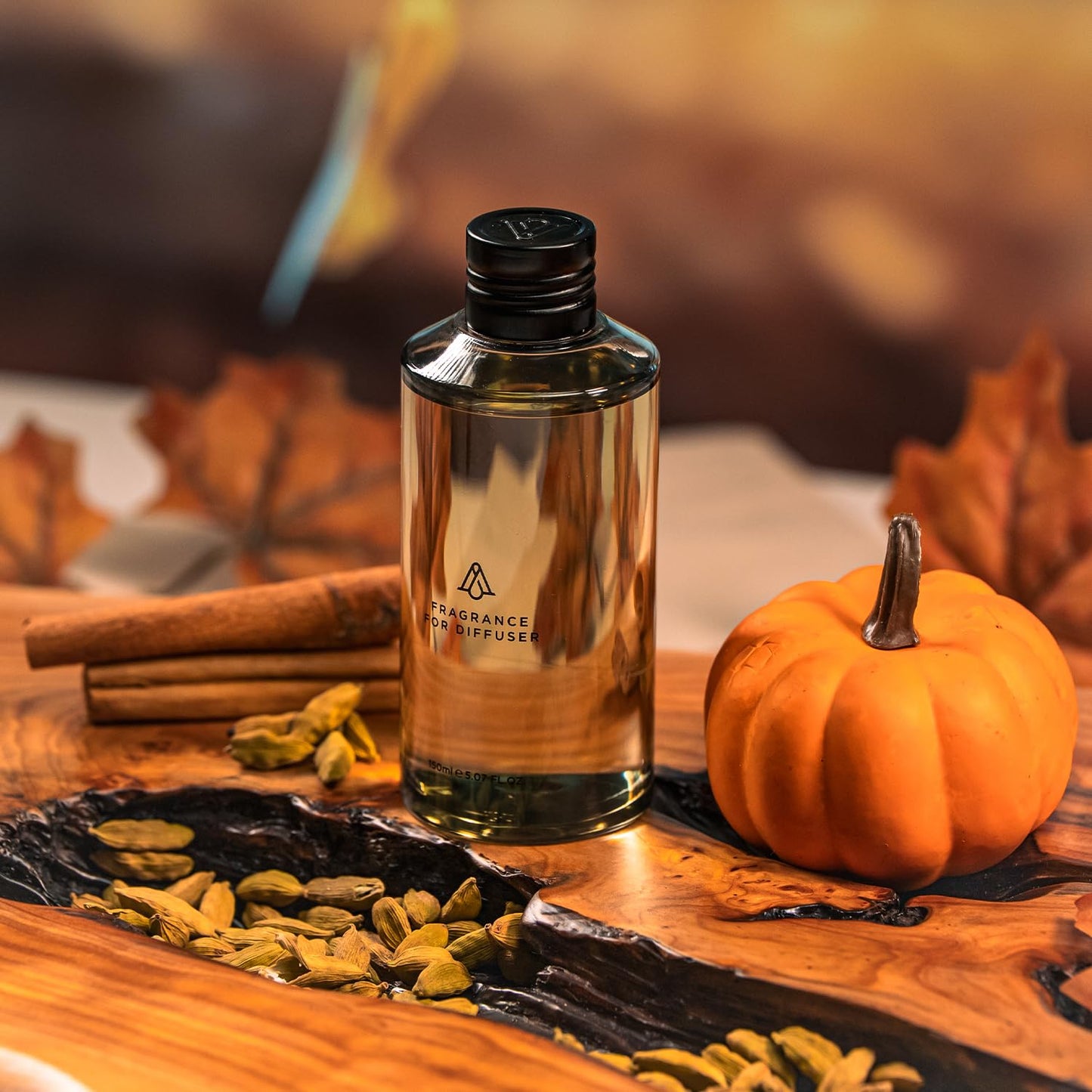 AromaPlan Pumpkin Spice Diffuser Oil – 5 Fl Oz (148ml) | Luxury Hotel & Home Fragrance, Made in USA