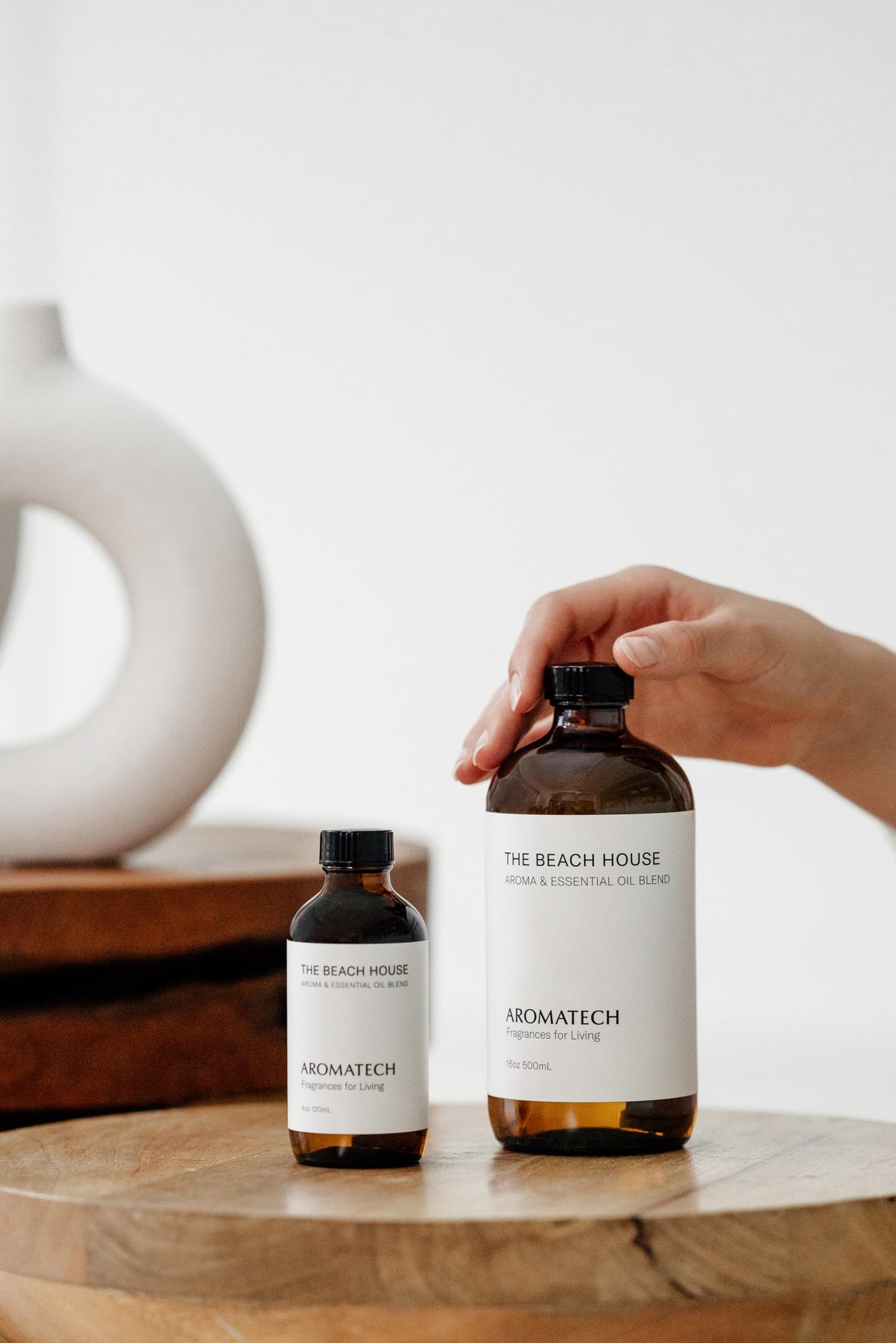 AromaTech The Beach House Aroma Essential Oil Blend | Luxury Hotel Inspired Aromatherapy – Bergamot, Coconut Milk & Sandalwood – 0.3 fl oz / 10 mL