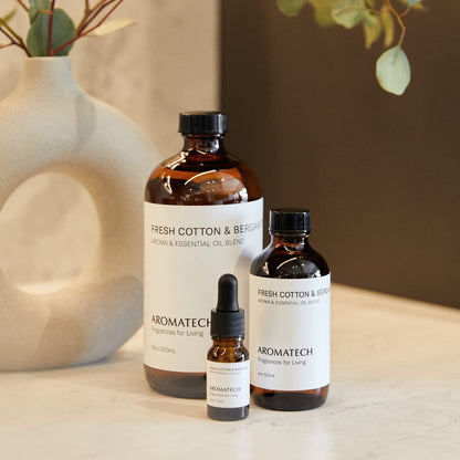 AromaTech Fresh Cotton & Bergamot - 500ml Diffuser Oil