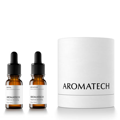 AromaTech Santal & Love Affair Set – 10ml Diffuser Essential Oil Blend