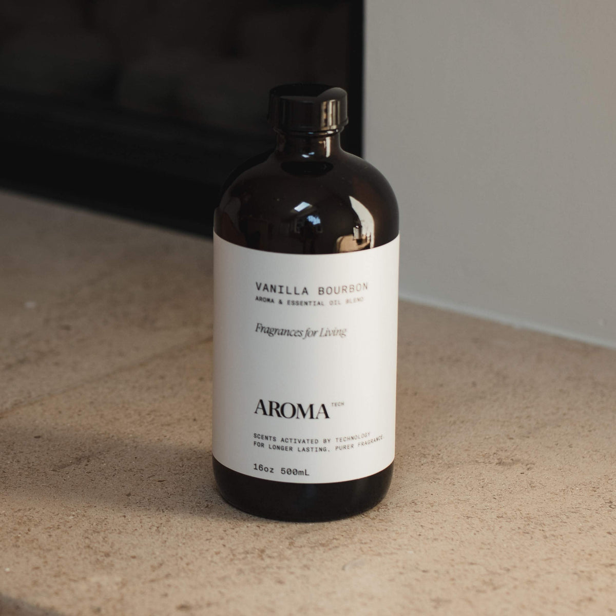 AromaTech Vanilla Bourbon Aroma Essential Oil Blend — Luxury Hotel Inspired Scent for Ultrasonic & Nebulizing Diffusers (16 Fl Oz)