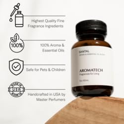AromaTech White Tea & Bamboo Premium Aroma Oil – 60 mL for Ultrasonic & Nebulizing Diffusers