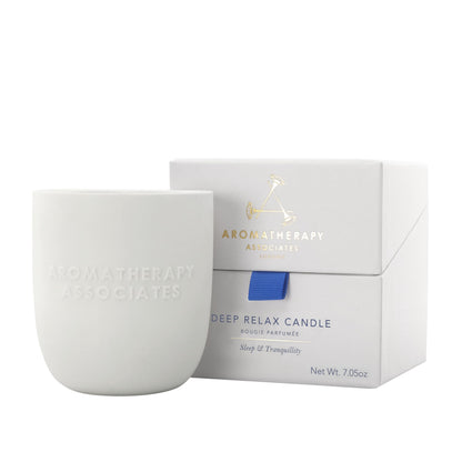 Aromatherapy Associates Deep Relax Candle – 40-Hour, Hand-Poured Vegan Wax for Sleep & Tranquility