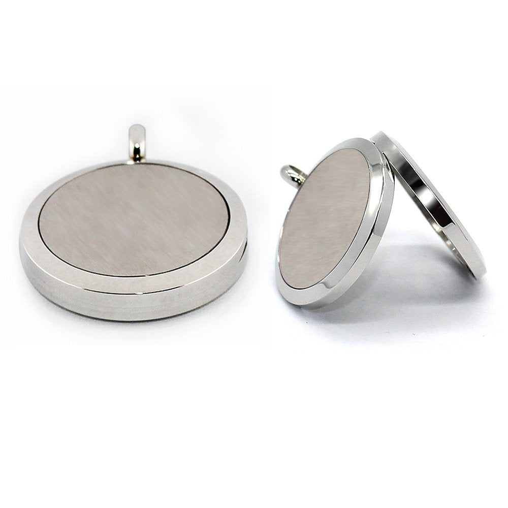 Aromatherapy Diffuser Necklace Cat – 316L Stainless Steel Locket Pendant with 24-Inch Chain