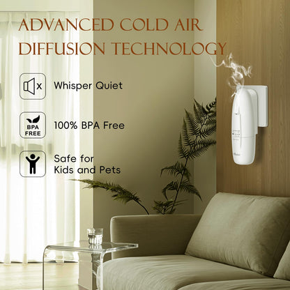 Plug-in Waterless Scent Diffuser – OliveTech, Hotel Collection, 500 sq ft