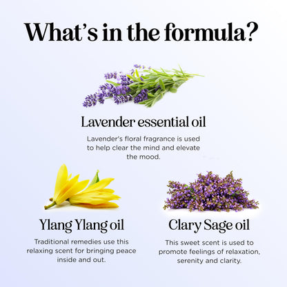 Sleep Essential Oil Blend for Diffuser | Dream Essential Oils – Lavender, Chamomile, Clary Sage & Ylang-Ylang (10mL)