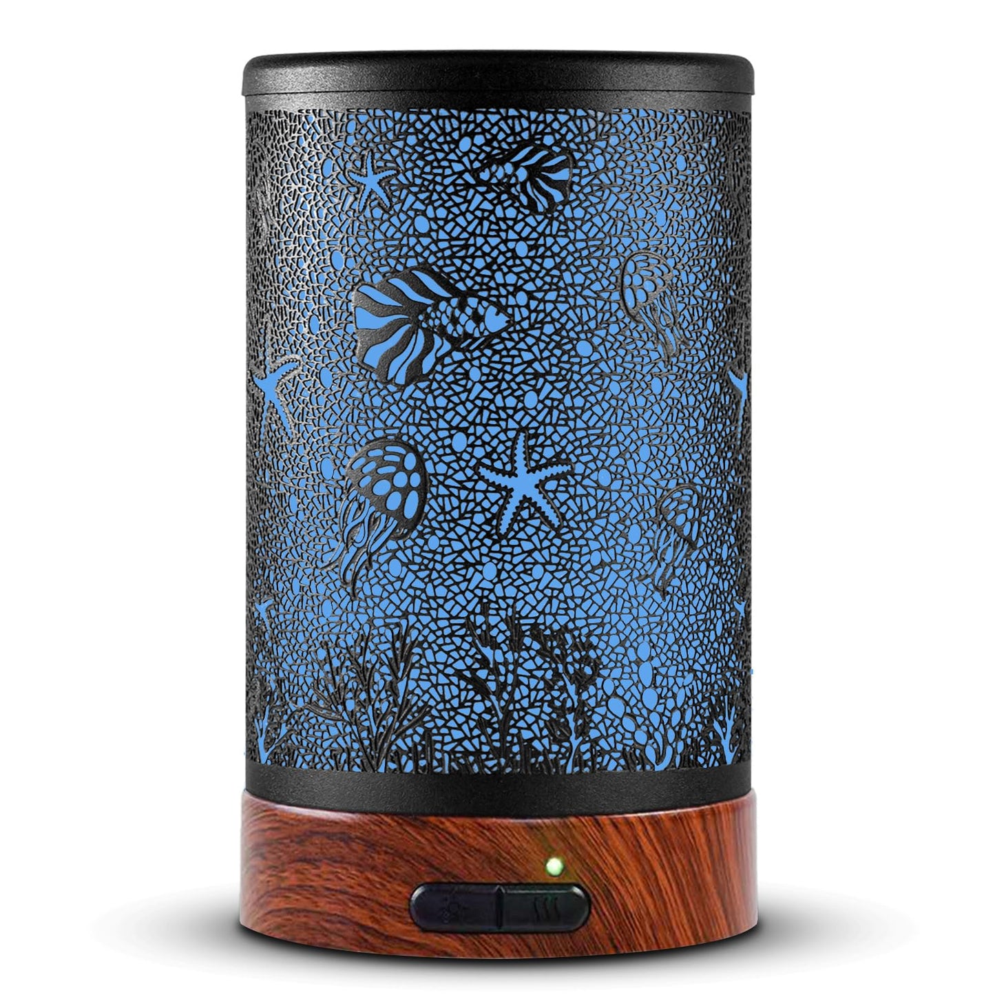 Essential Oil Diffuser 150ml | Cool Mist, Auto Shut-Off, 7-Color LED Sea Design