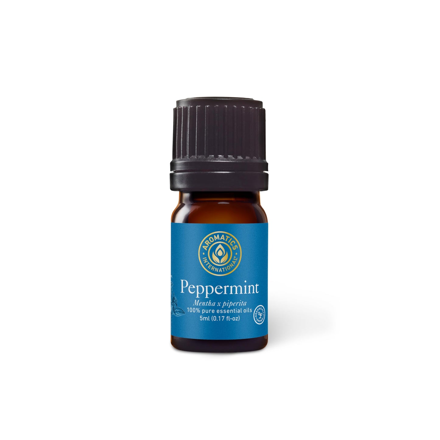 Aromatics International Premium Organic Peppermint Essential Oil 5ml | Pure, Small-Batch & Ethical