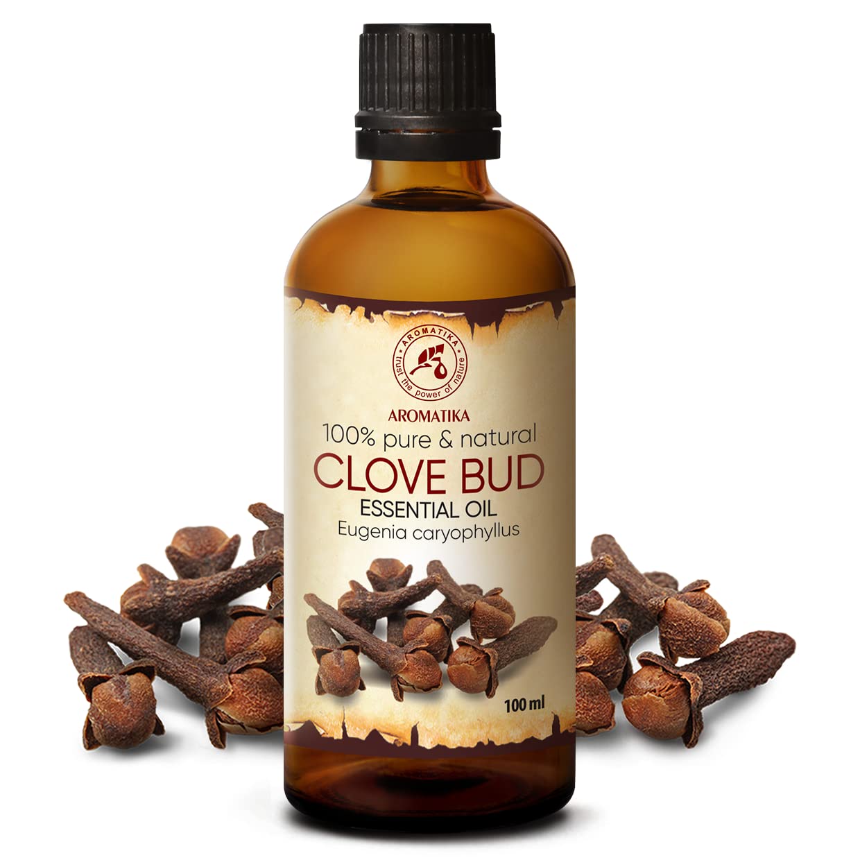 AROMATIKA Clove Bud Essential Oil - 100ml | Aromatherapy & Home Fragrance