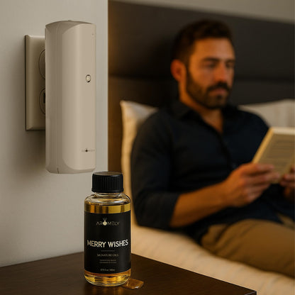Aromely ARO Bliss Plug-in Oil Diffuser | App Controlled, Bluetooth, 500 SQFT