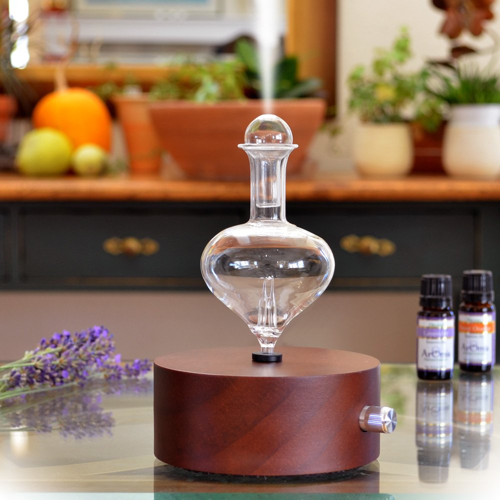 ArOmis Premium Glass Essential Oils Nebulizer - Waterless Diffuser for Aromatherapy