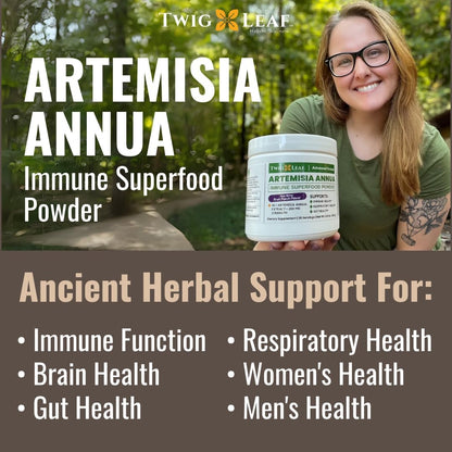 Artemisia Annua Sweet Wormwood Herbal Powder | 30 Servings | Non-GMO, Vegan