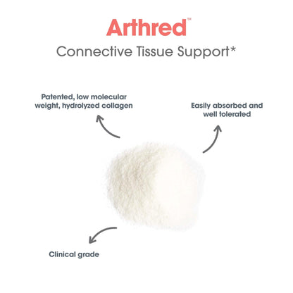 Allergy Research Group Arthred Collagen Powder – 10.5g Collagen Peptides, Bovine Sourced, 8.5 oz