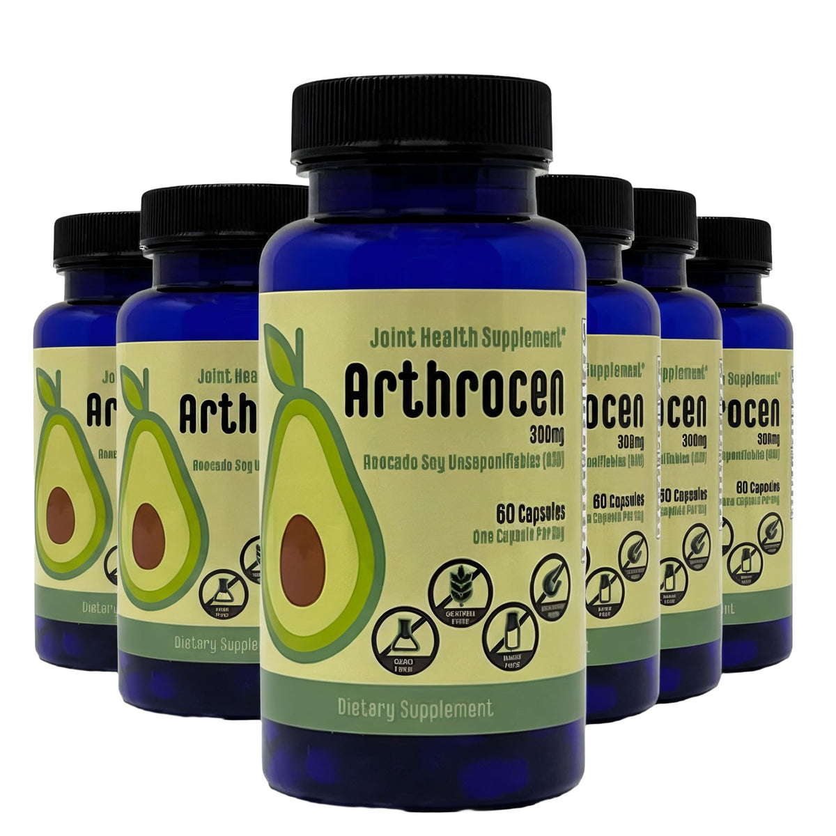 Arthrocen 300 mg ASU Joint Health Supplement – Supports Mobility & Cartilage (Plant-Based)