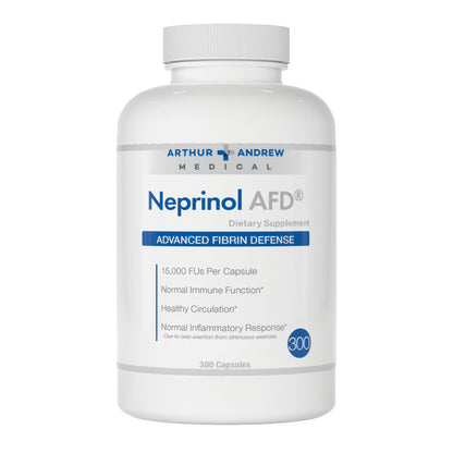 Arthur Andrew Medical Neprinol AFD - Multi Enzyme Blend with Serrapeptase & Nattokinase (300 Count)