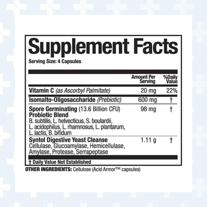 Syntol 3-in-1 Probiotic, Prebiotic Fiber & Enzyme Formula | Arthur Andrew Medical