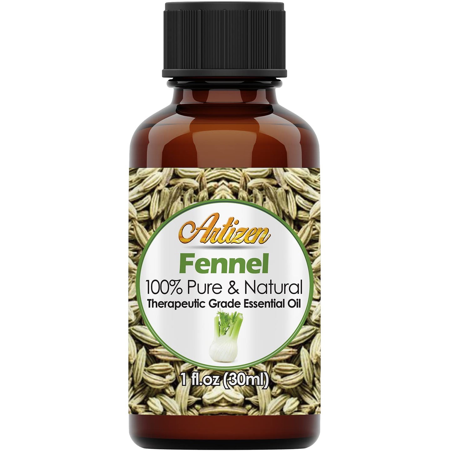 Artizen 30ml Fennel Essential Oil – 1 Fluid Ounce | 100% Pure & Natural