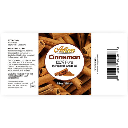 Artizen Cinnamon Essential Oil 4oz | 100% Pure & Undiluted