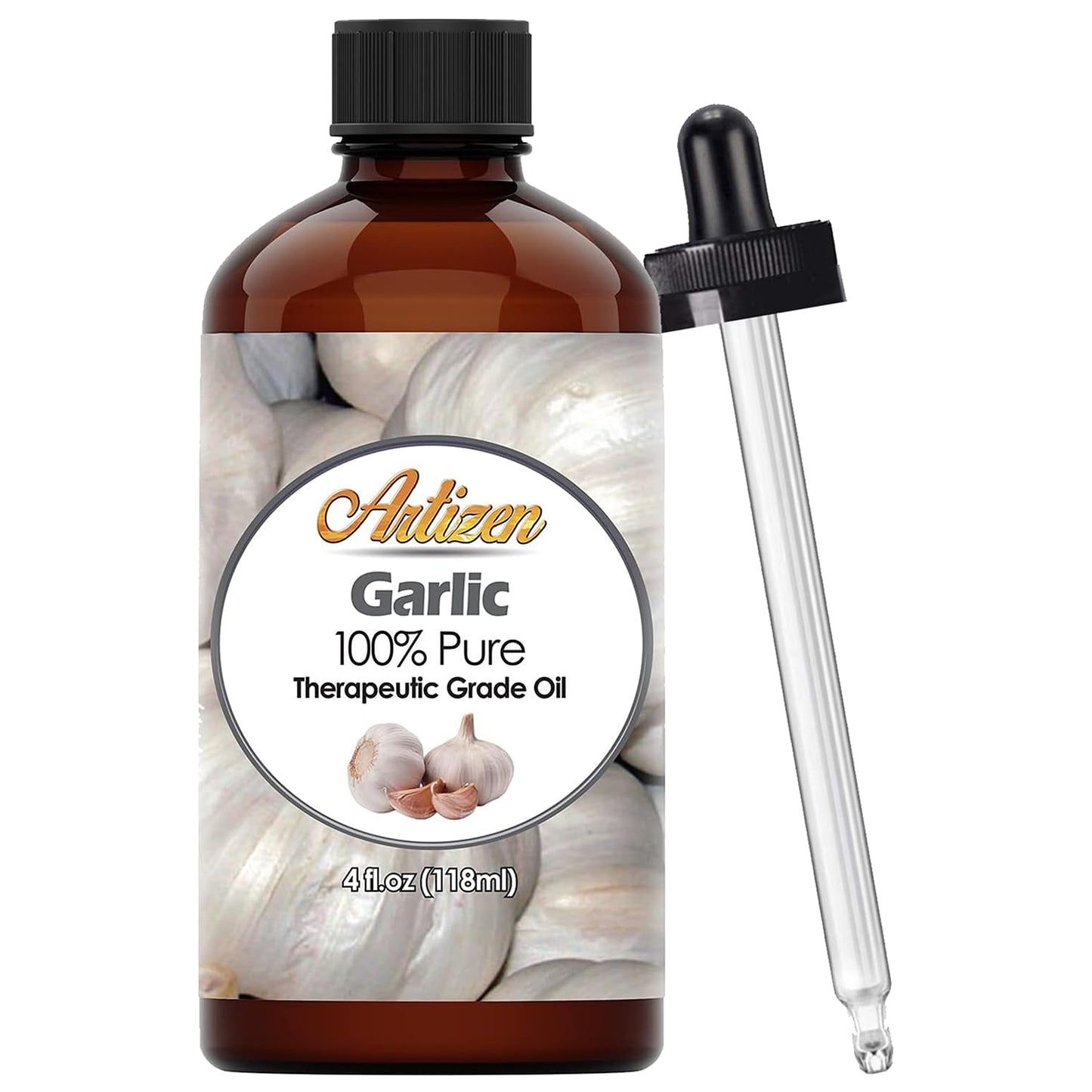 Artizen Garlic Essential Oil 4oz – 100% Pure Garlic Oil by Artizen