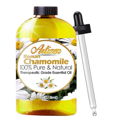 Artizen Roman Chamomile Essential Oil 4oz — Pure, Undiluted