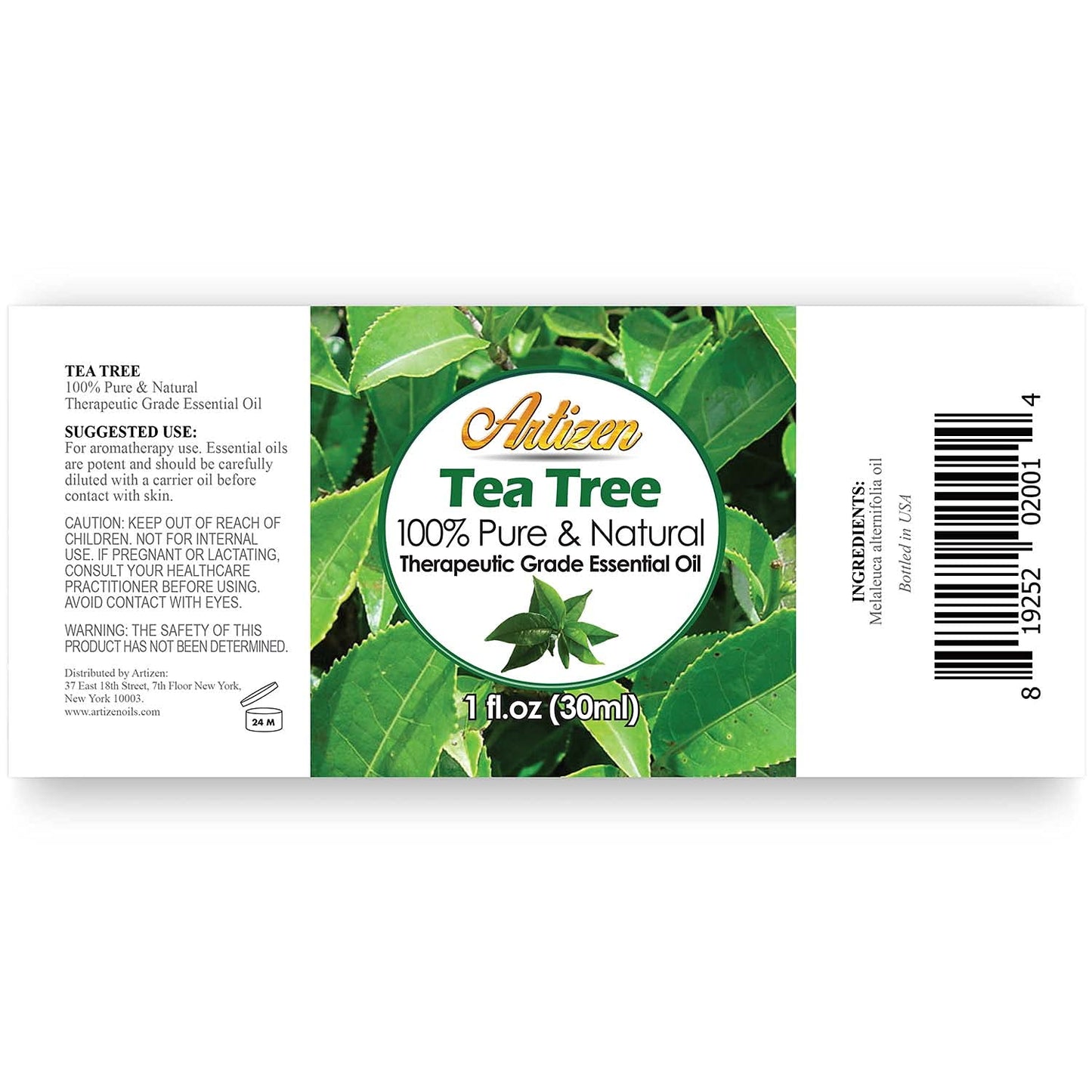 Artizen Tea Tree Essential Oil 30ml - 1 Fl oz | Pure & Premium
