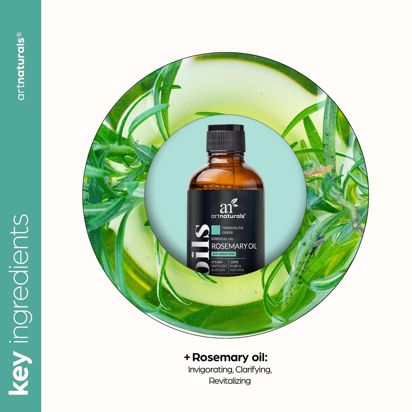 ArtNaturals Rosemary Essential Oil 4 oz - 100% Pure, Therapeutic Grade, Hair Growth