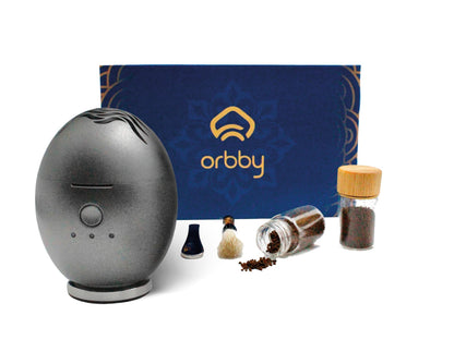 Artronic Orbby Scent Diffuser Starter Kit – Mini Desk Diffuser, Cordless & Flameless