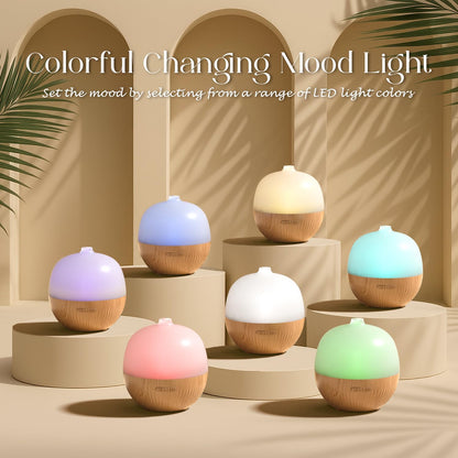 ARVIDSSON 2 Pack Essential Oil Diffuser – 100ml Ultrasonic Diffuser with Mood Light