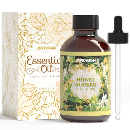 ARVIDSSON Honeysuckle Essential Oil 4 Fl Oz (120ml) - Pure & Natural