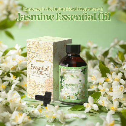ARVIDSSON Jasmine Essential Oil 4 oz (120 ml) – Pure & Natural Aromatherapy Oil