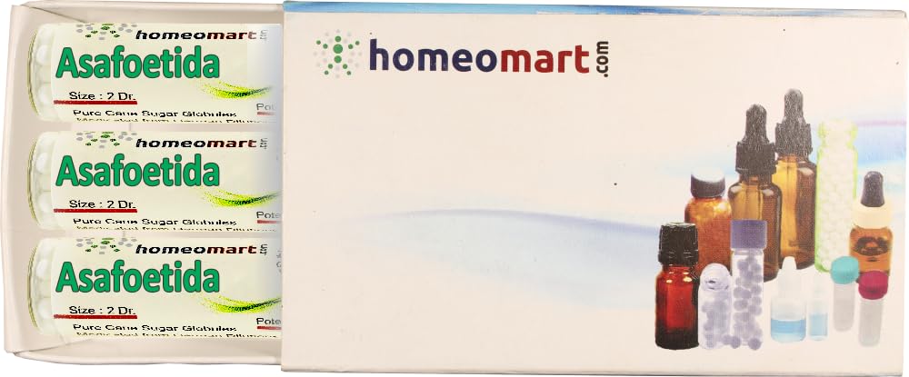 Asafoetida Homeopathy Pellets 200C Potency – Pack of 3 | HomeoMart