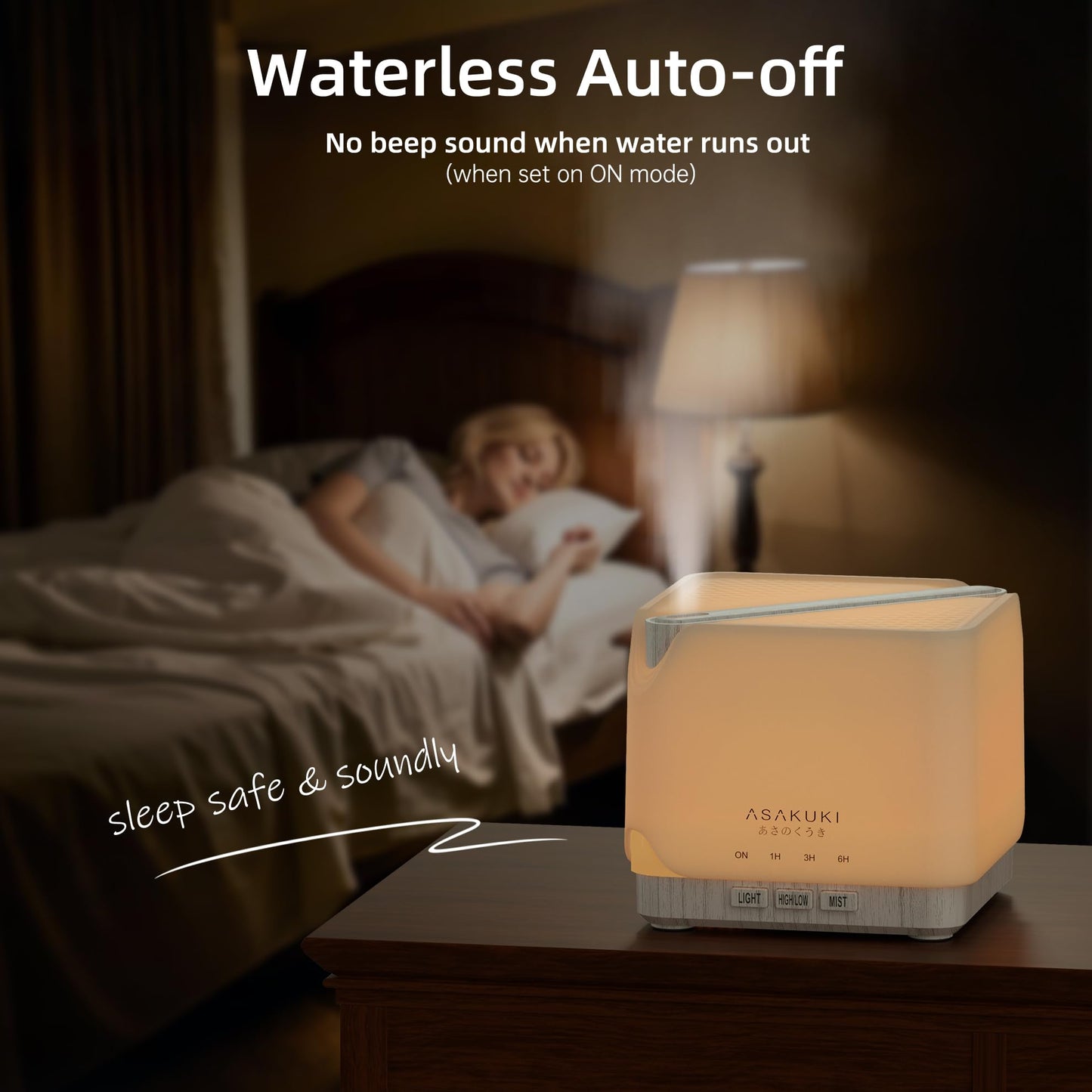 ASAKUKI 700 ml Premium Essential Oil Diffuser – 5-in-1 Ultrasonic Humidifier
